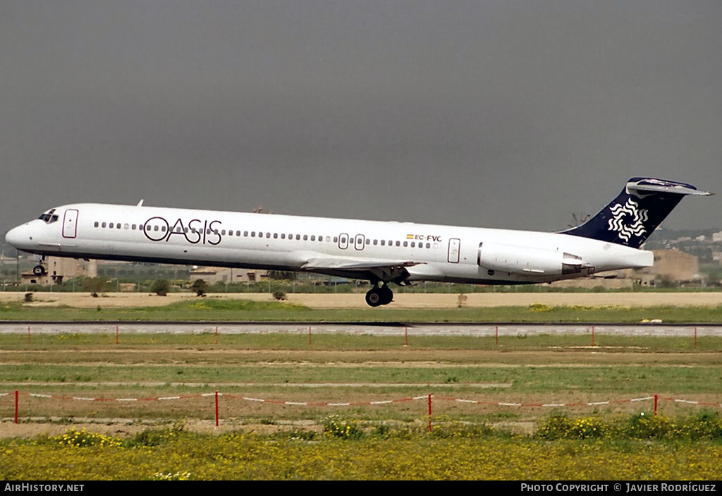 Aircraft Photo of EC-FVC | McDonnell Douglas MD-83 (DC-9-83) | Oasis International Airlines | AirHistory.net #777588