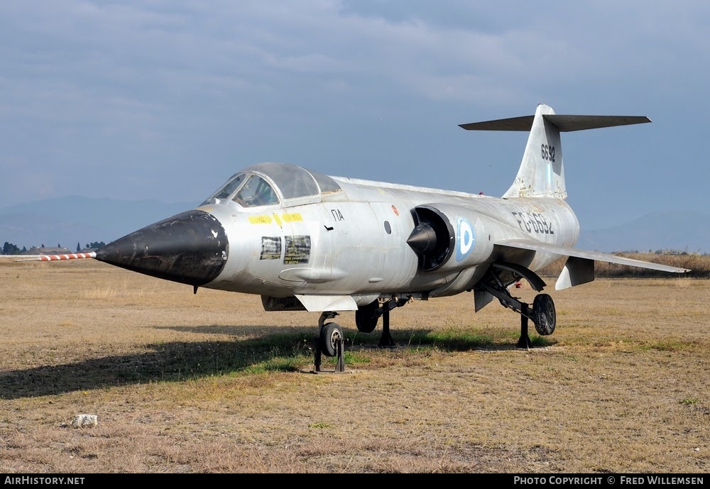 Aircraft Photo of 6692 | Lockheed RF-104G Starfighter | Greece - Air Force | AirHistory.net #777591