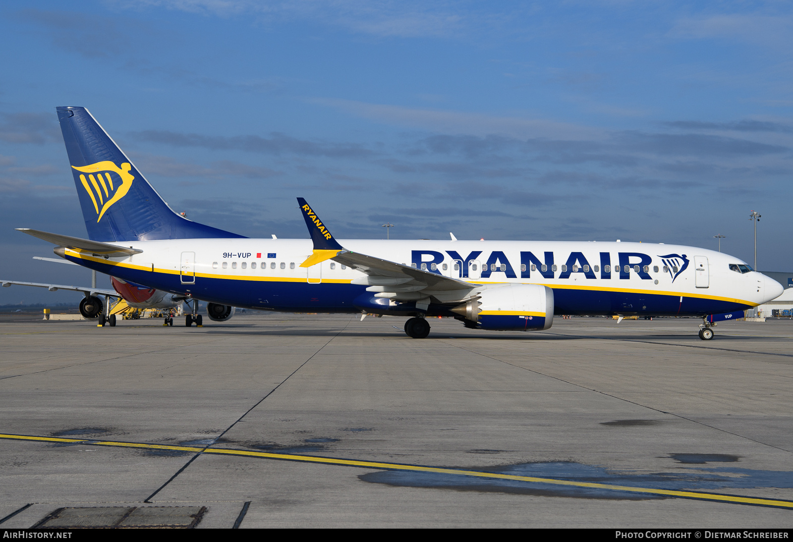 Aircraft Photo of 9H-VUP | Boeing 737-8200 Max 200 | Ryanair | AirHistory.net #777592