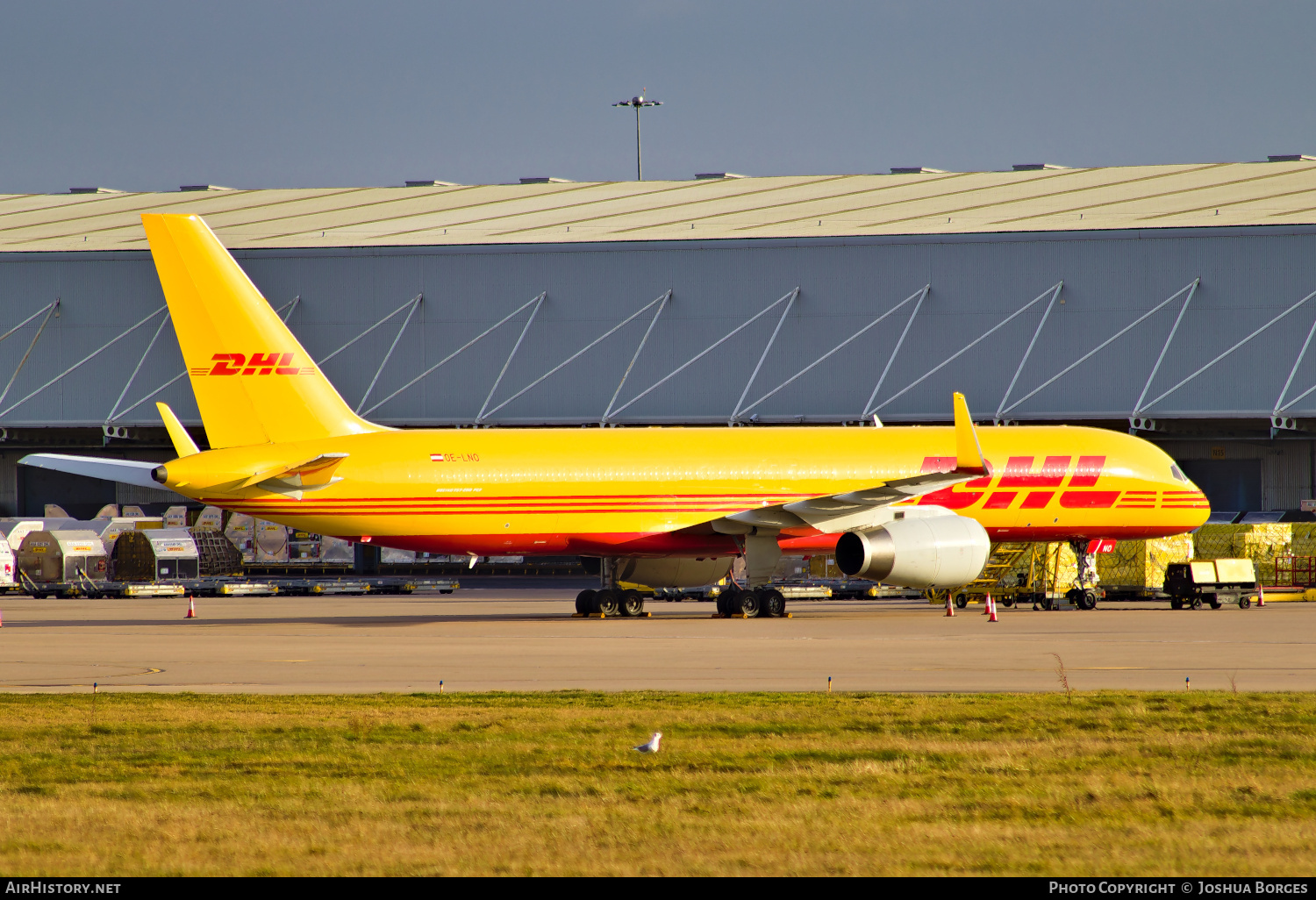 Aircraft Photo of OE-LNO | Boeing 757-223(PCF) | DHL International | AirHistory.net #777603