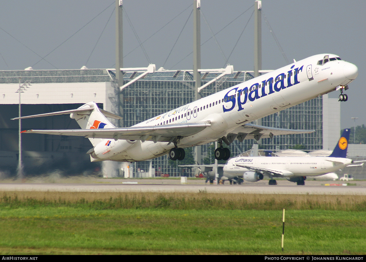 Aircraft Photo of EC-HHF | McDonnell Douglas MD-82 (DC-9-82) | Spanair | AirHistory.net #777621