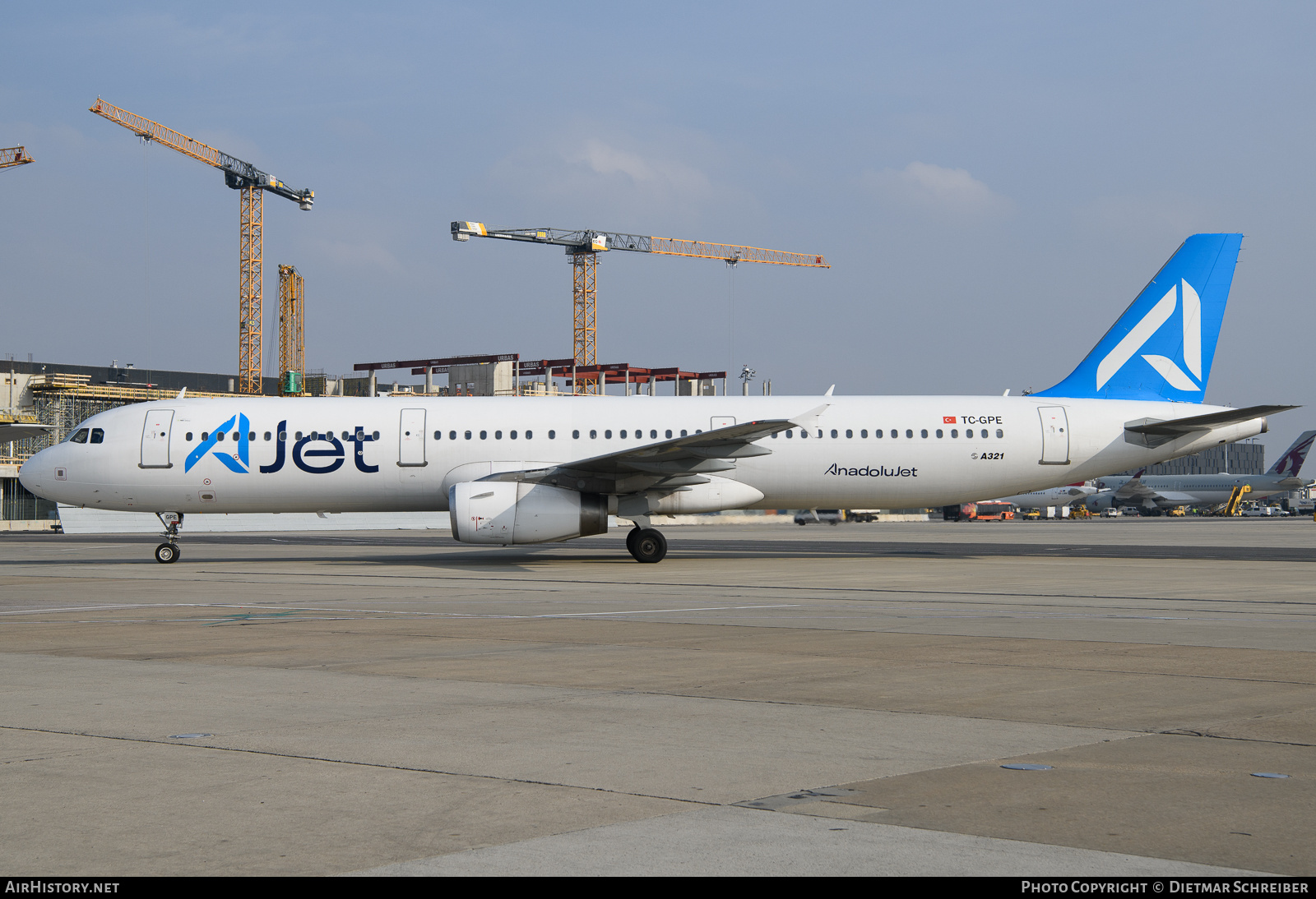 Aircraft Photo of TC-GPE | Airbus A321-231 | AJet - AnadoluJet | AirHistory.net #777639