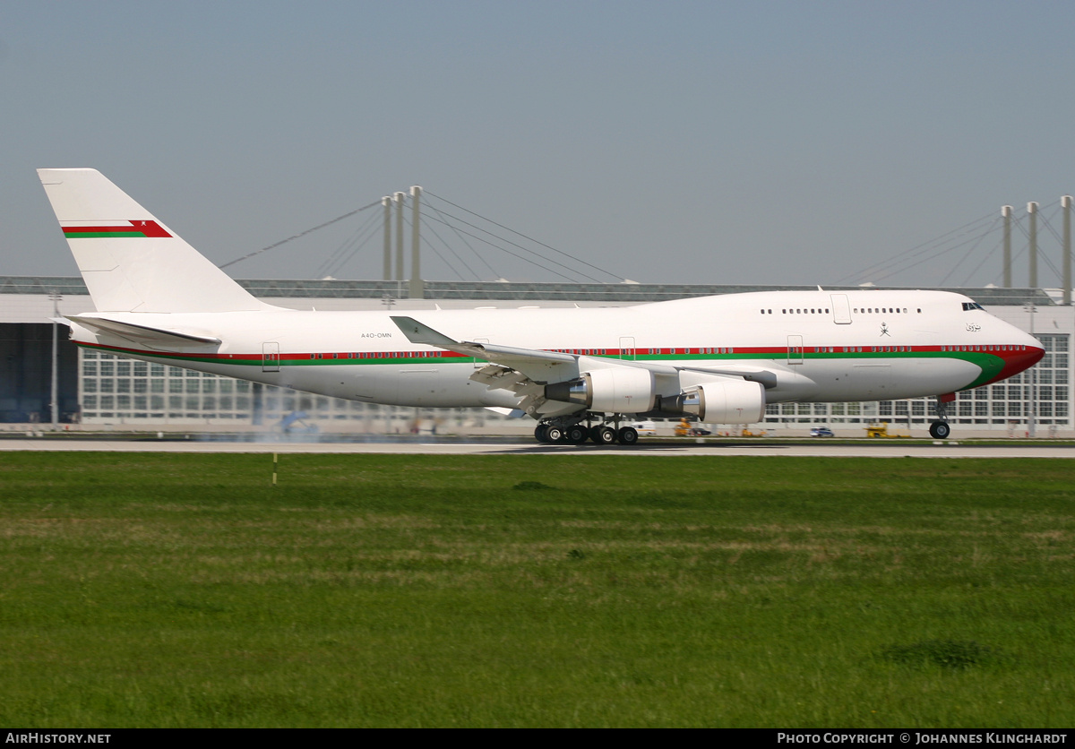 Aircraft Photo of A4O-OMN | Boeing 747-430 | Oman Government | AirHistory.net #777670