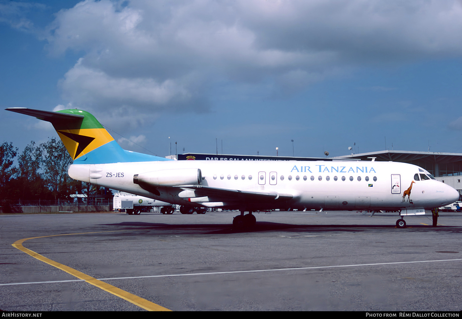 Aircraft Photo of ZS-JES | Fokker F28-4000 Fellowship | Air Tanzania | AirHistory.net #777678