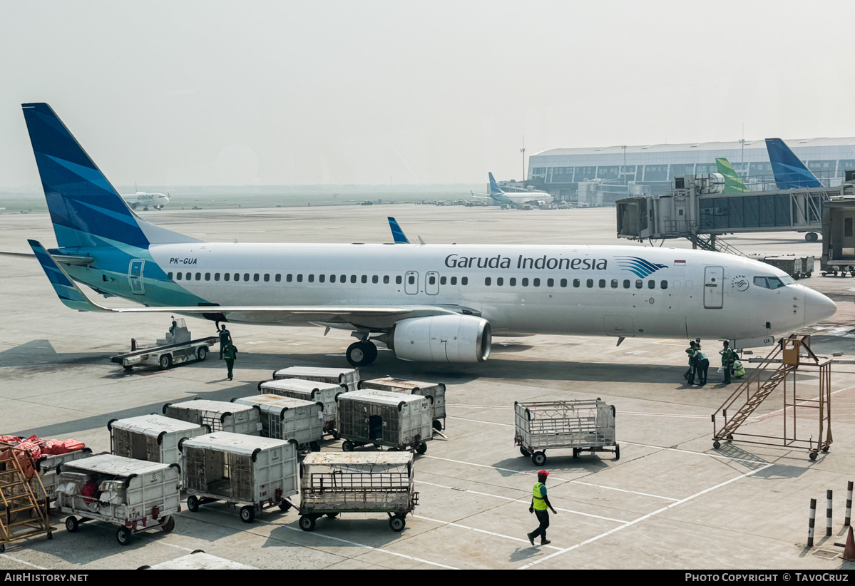Aircraft Photo of PK-GUA | Boeing 737-81M | Garuda Indonesia | AirHistory.net #777686