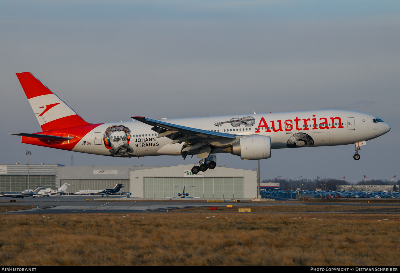 Aircraft Photo of OE-LPF | Boeing 777-2Q8/ER | Austrian Airlines | AirHistory.net #777690