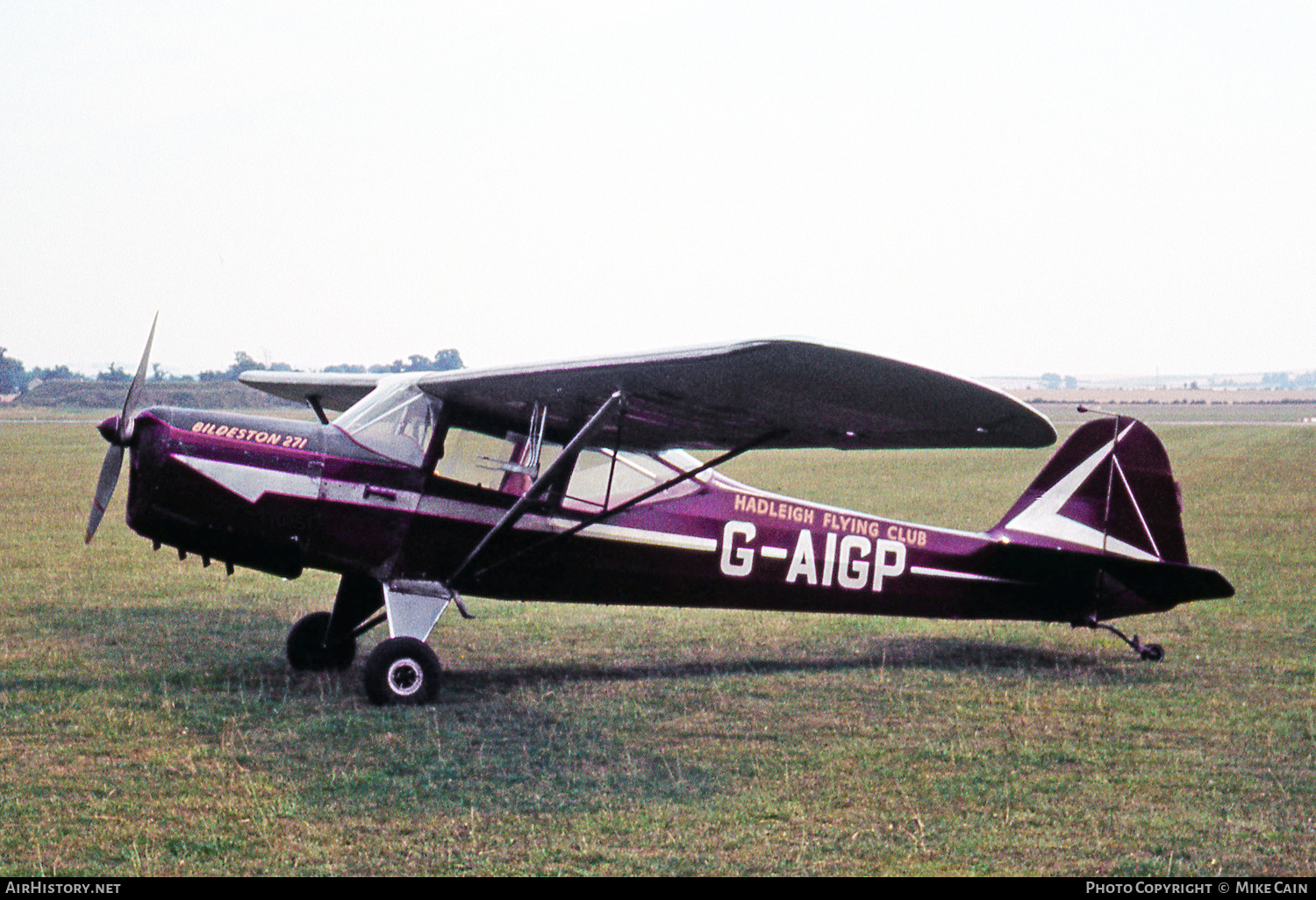 Aircraft Photo of G-AIGP | Auster J-1 Autocrat | Hadleigh Flying Club | AirHistory.net #777700
