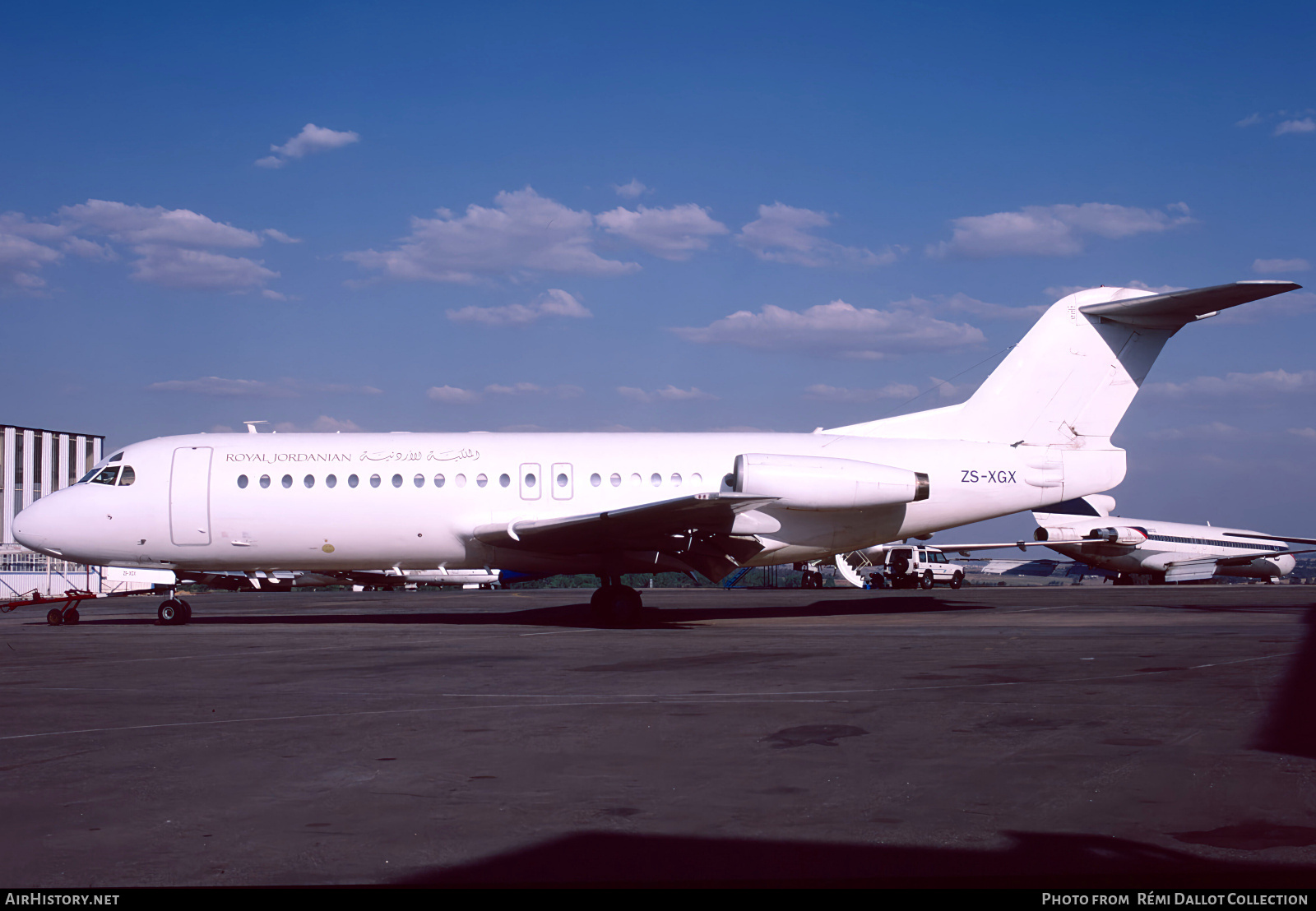 Aircraft Photo of ZS-XGX | Fokker F28-4000 Fellowship | Royal Jordanian Airlines | AirHistory.net #777728