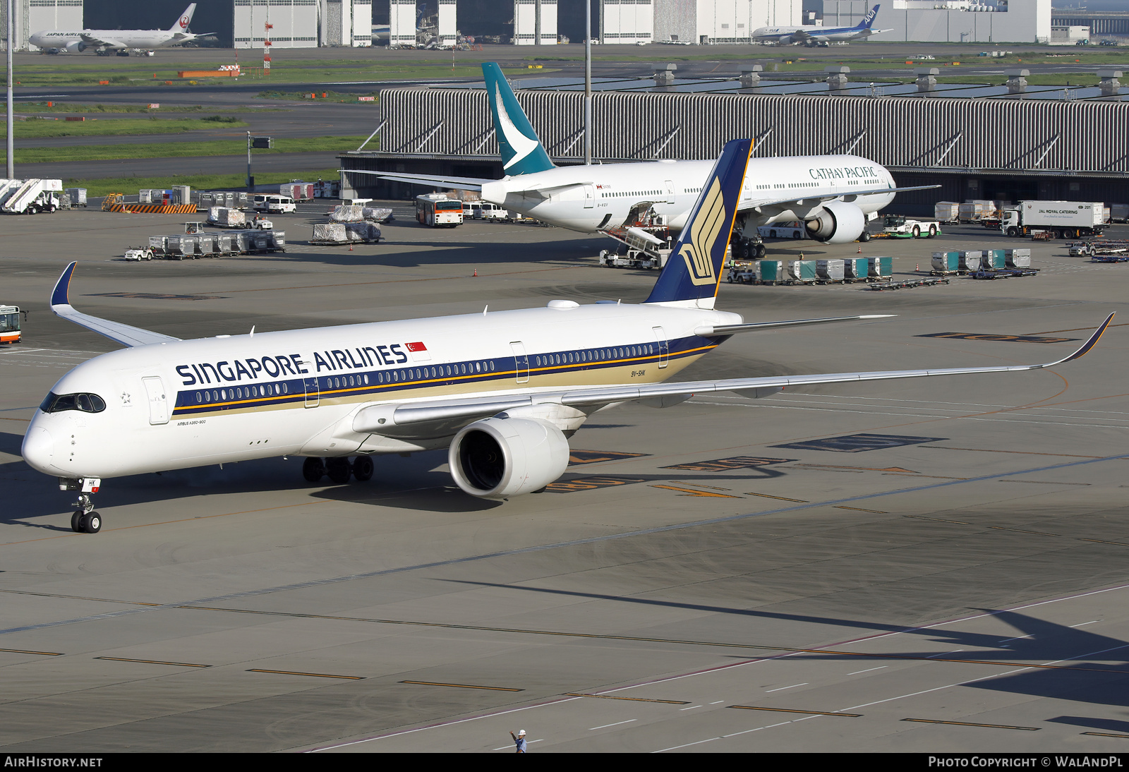 Aircraft Photo of 9V-SHK | Airbus A350-941 | Singapore Airlines | AirHistory.net #777769
