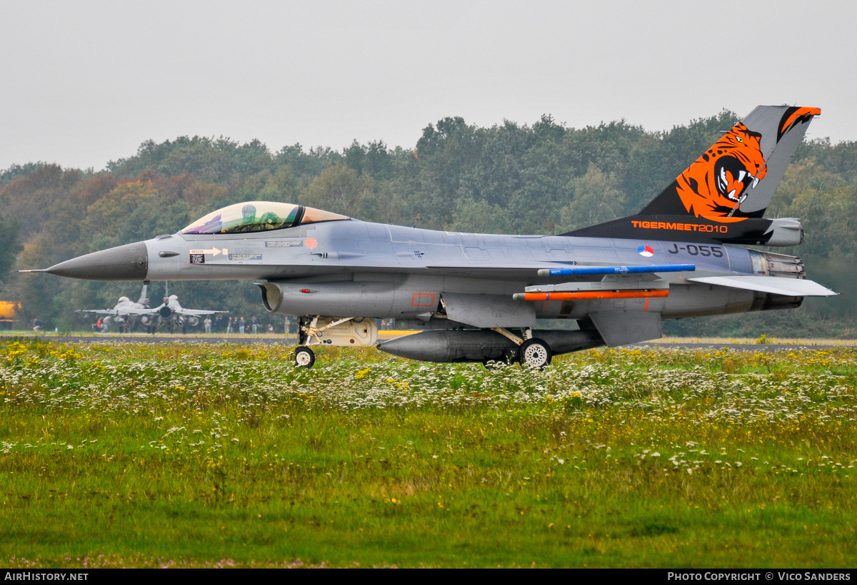 Aircraft Photo of J-055 | General Dynamics F-16AM Fighting Falcon | Netherlands - Air Force | AirHistory.net #777783