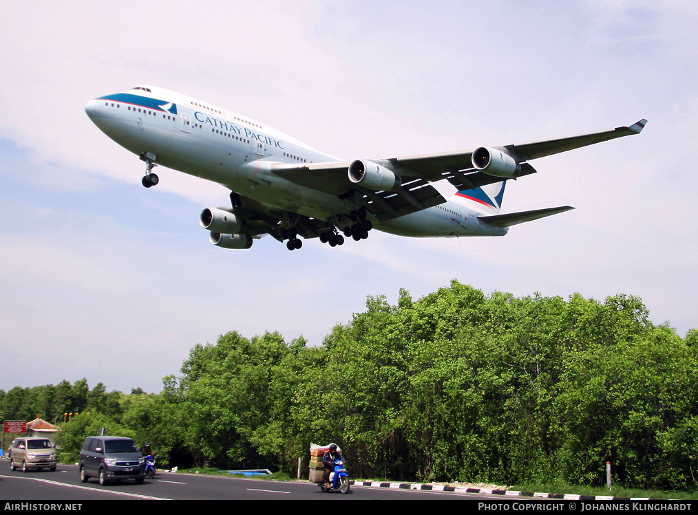 Aircraft Photo of B-HUD | Boeing 747-467 | Cathay Pacific Airways | AirHistory.net #777784