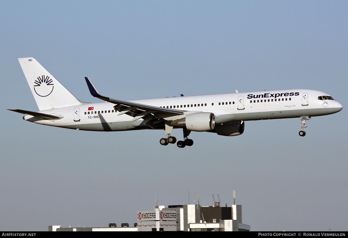 Aircraft Photo of TC-SNC | Boeing 757-2Q8 | SunExpress | AirHistory.net #777803