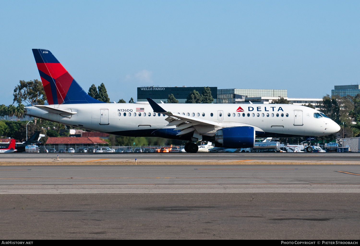 Aircraft Photo of N136DQ | Airbus A220-171 (BD-500-1A10) | Delta Air Lines | AirHistory.net #777848