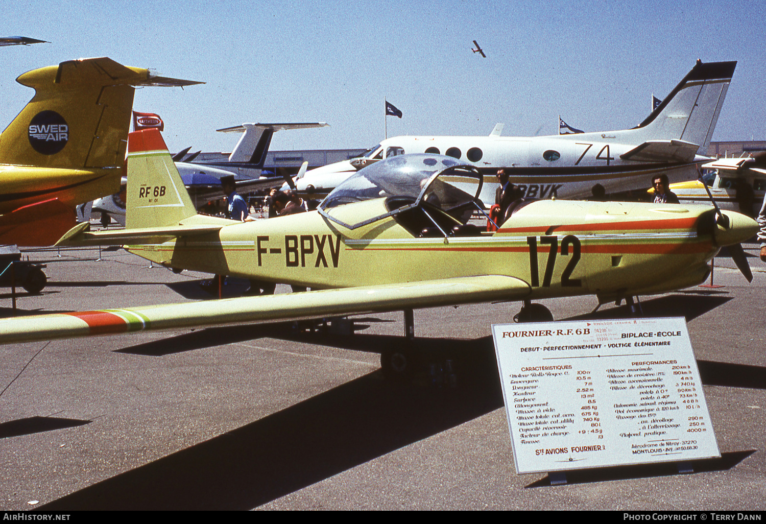 Aircraft Photo of F-BPXV | Fournier RF-6B-100 | AirHistory.net #777851
