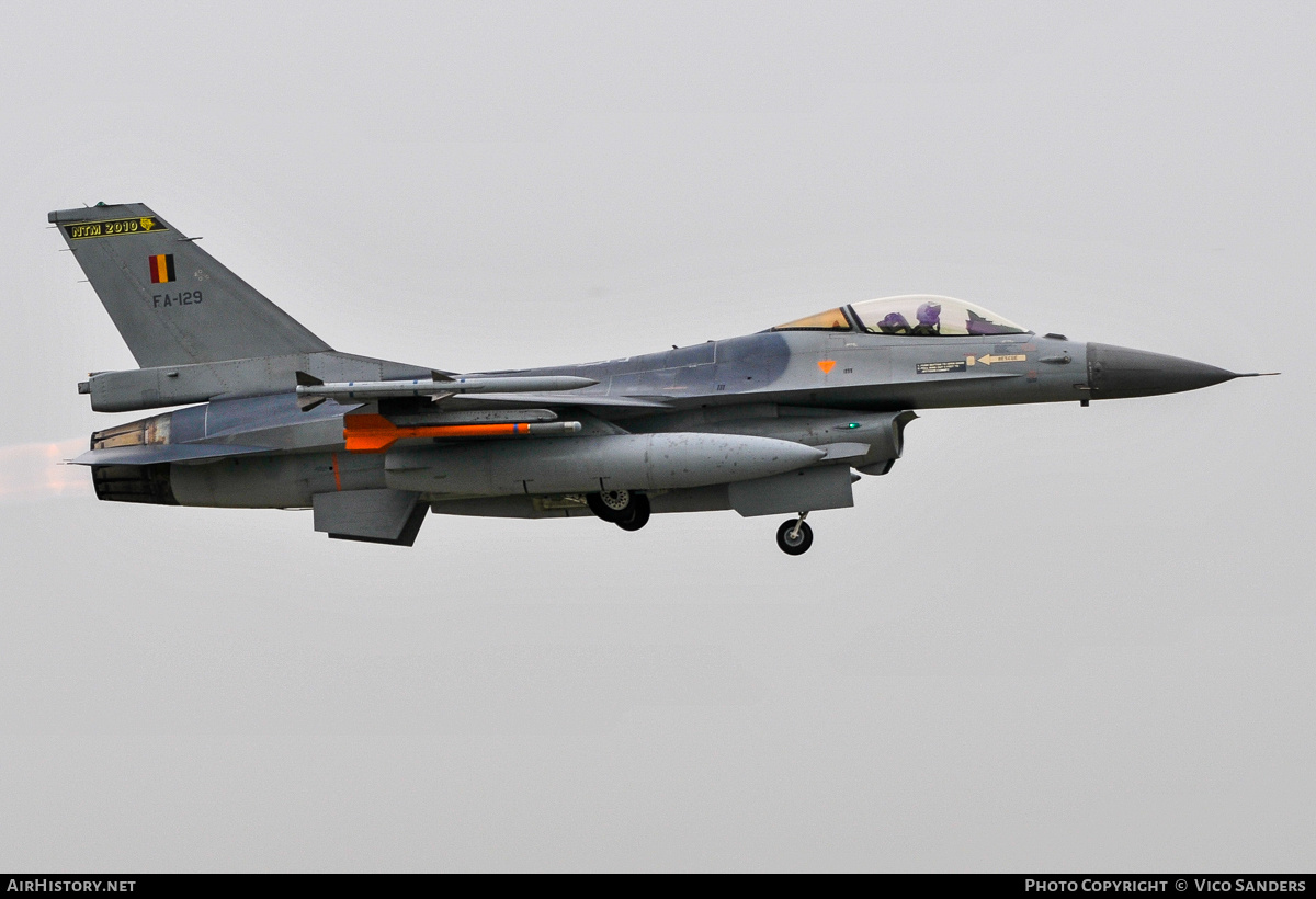 Aircraft Photo of FA129 | General Dynamics F-16AM Fighting Falcon | Belgium - Air Force | AirHistory.net #777917