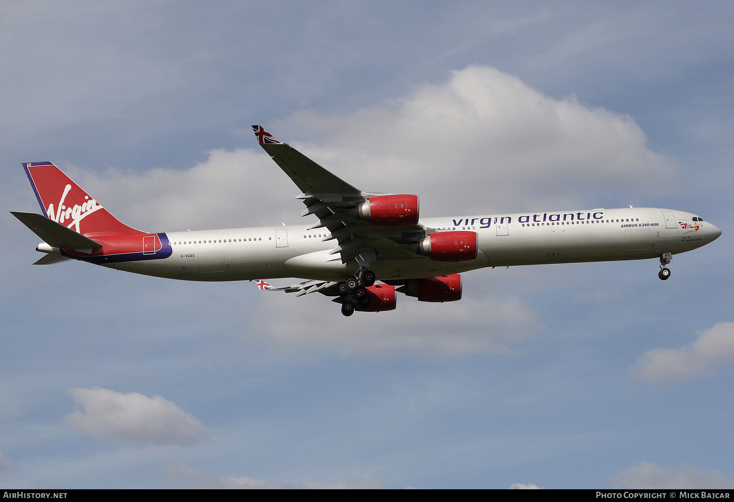 Aircraft Photo of G-VGAS | Airbus A340-642 | Virgin Atlantic Airways | AirHistory.net #777921