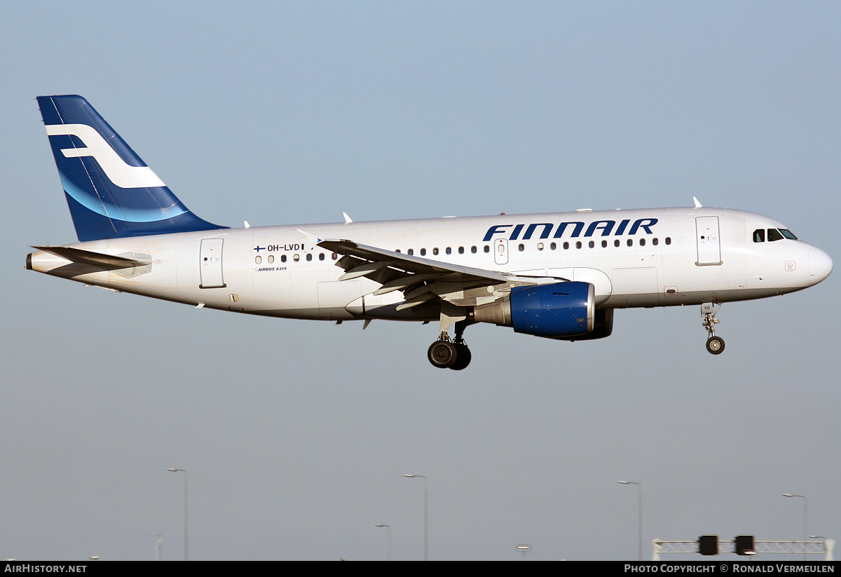 Aircraft Photo of OH-LVD | Airbus A319-112 | Finnair | AirHistory.net #777922