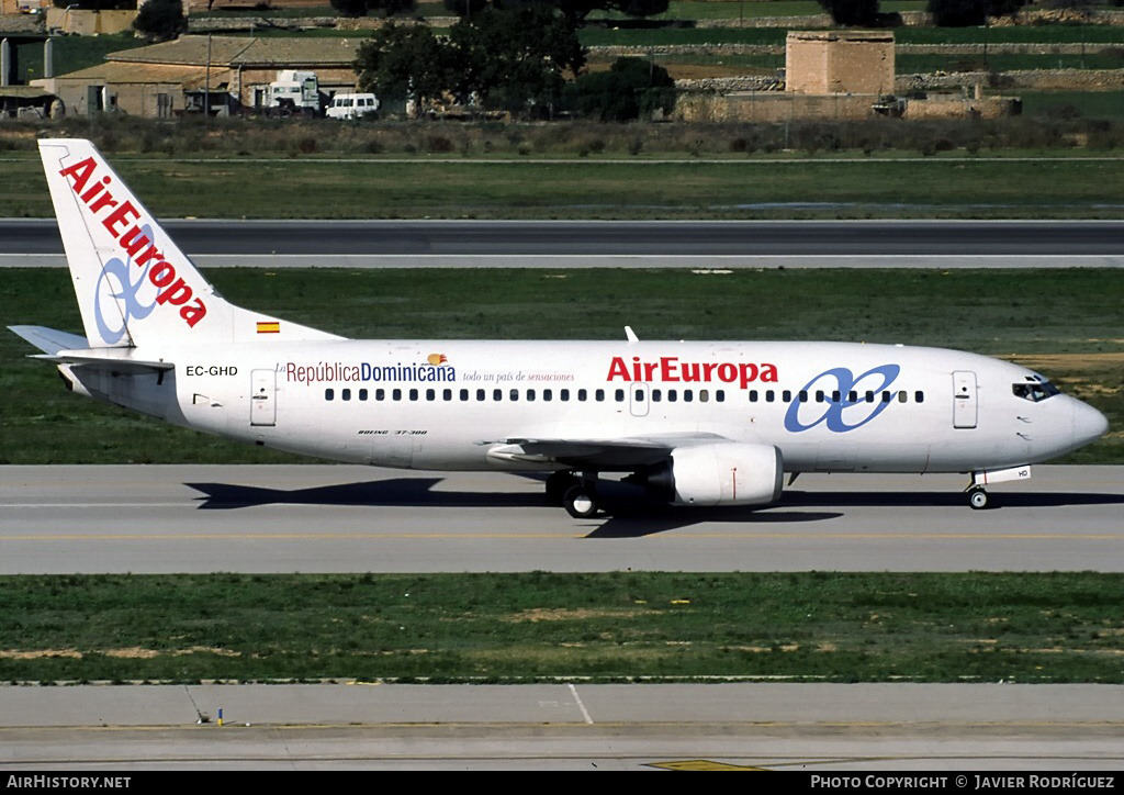 Aircraft Photo of EC-GHD | Boeing 737-3M8 | Air Europa | AirHistory.net #777924