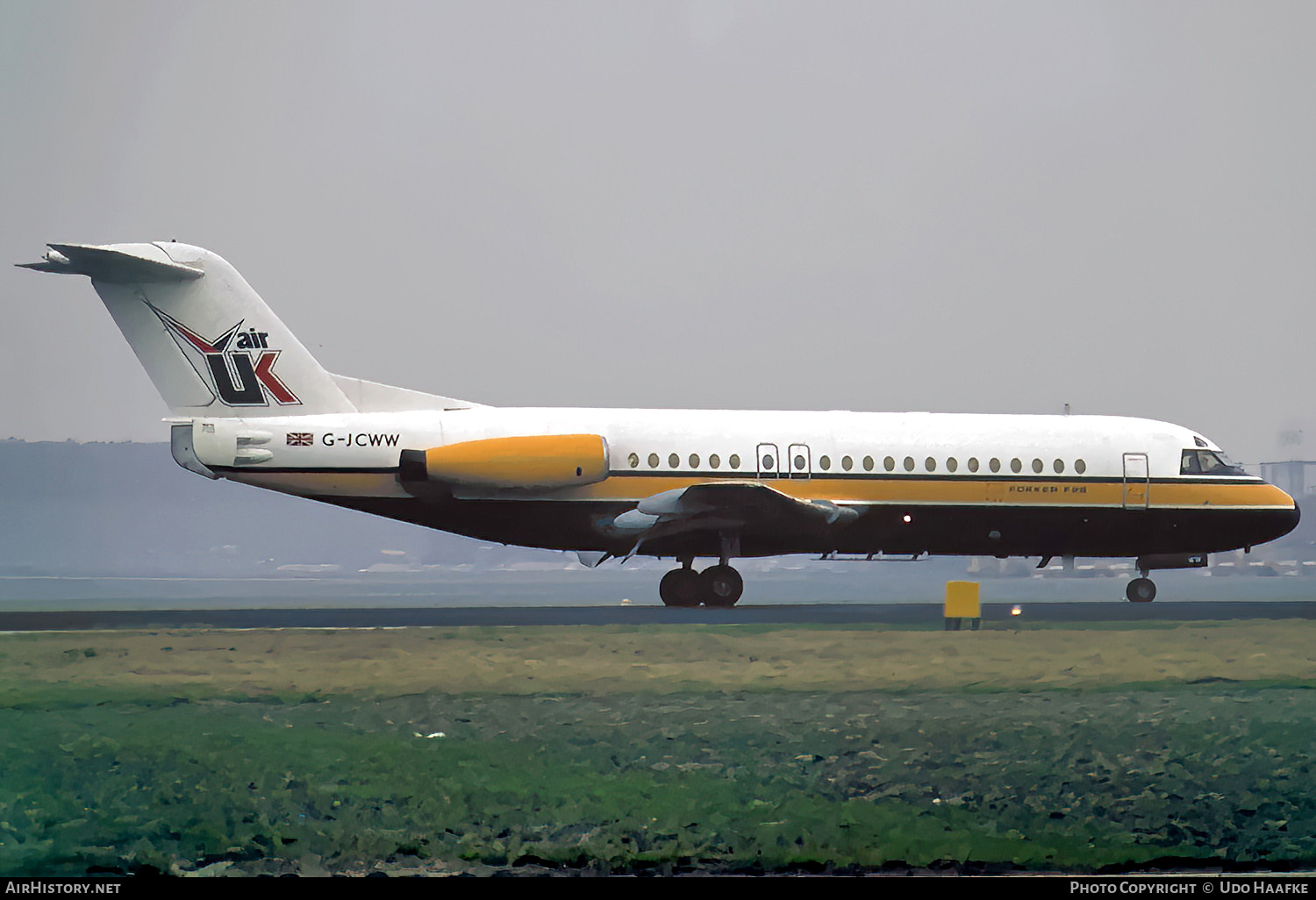 Aircraft Photo of G-JCWW | Fokker F28-4000 Fellowship | Air UK | AirHistory.net #777936