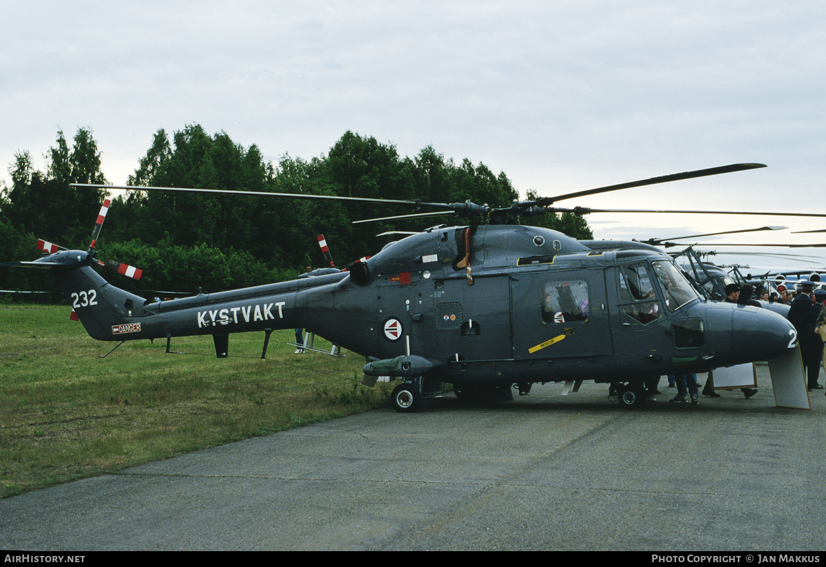 Aircraft Photo of 232 | Westland WG-13 Lynx Mk86 | Norway - Coast Guard | AirHistory.net #777937