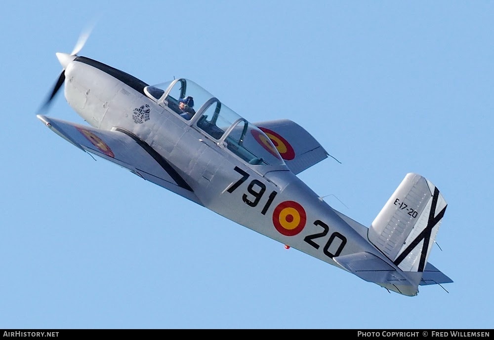 Aircraft Photo of EC-GMD / E.17-20 | Beech T-34A Mentor | Spain - Air Force | AirHistory.net #777944