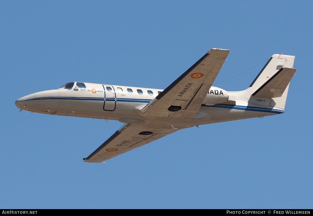 Aircraft Photo of U.20-1 | Cessna 550 Citation II | Spain - Navy | AirHistory.net #777955