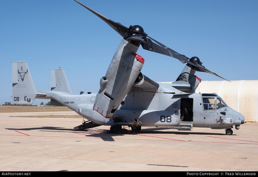 Aircraft Photo of 168618 | Bell-Boeing MV-22B Osprey | USA - Marines | AirHistory.net #777972