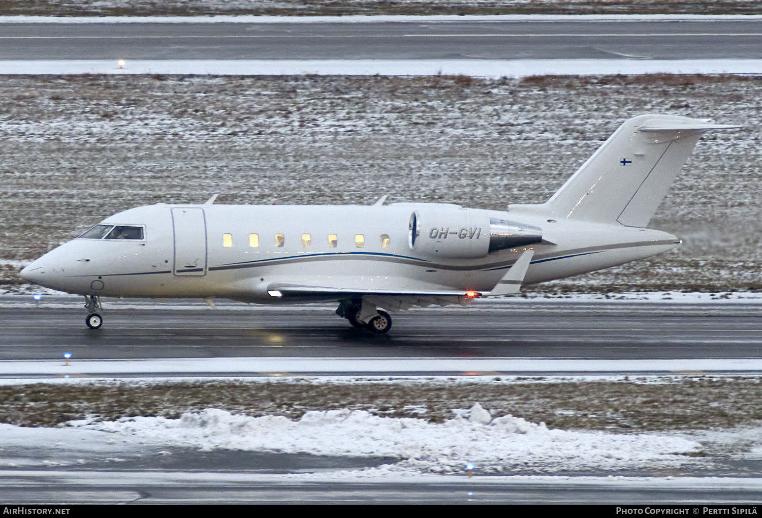 Aircraft Photo of OH-GVI | Bombardier Challenger 605 (CL-600-2B16) | AirHistory.net #777975