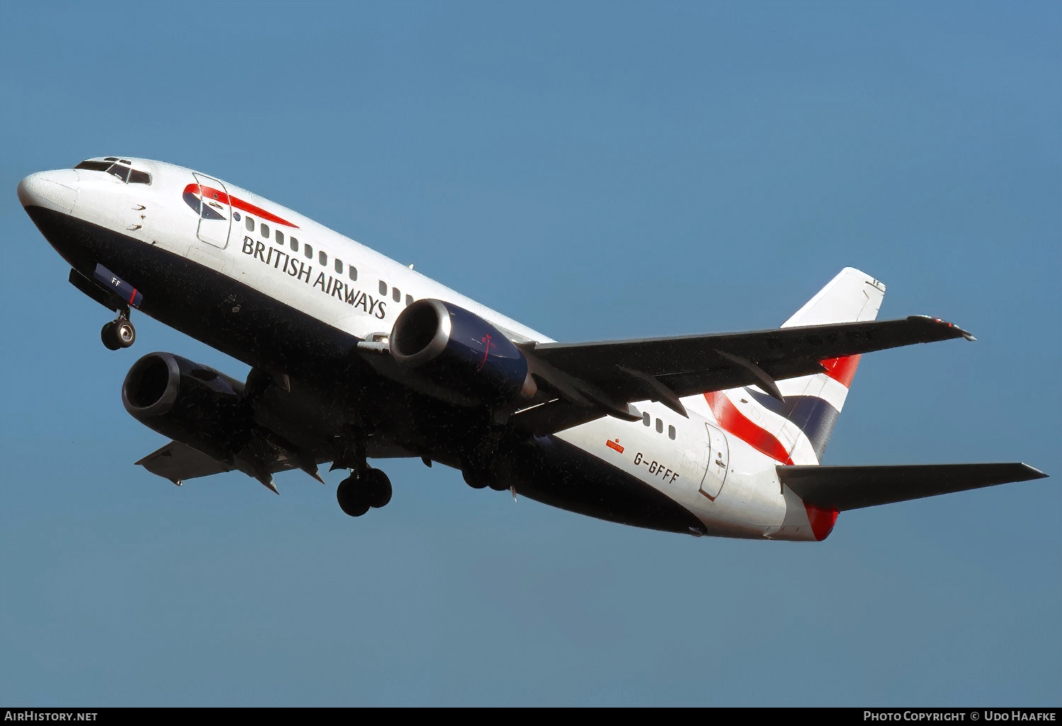 Aircraft Photo of G-GFFF | Boeing 737-53A | British Airways | AirHistory.net #777982