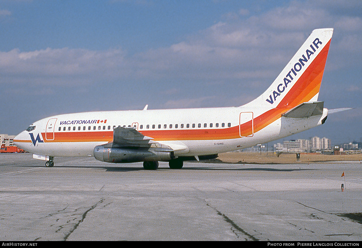 Aircraft Photo of C-GVRD | Boeing 737-2A9/Adv | Vacationair | AirHistory.net #777996