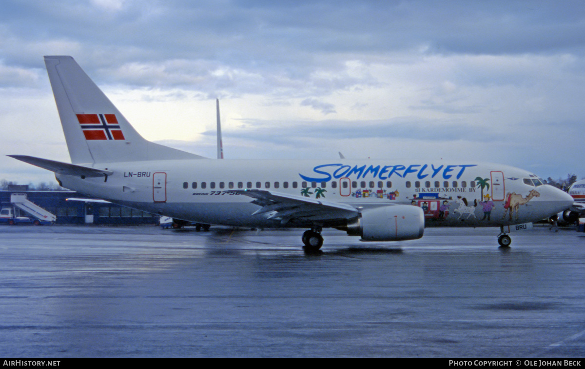 Aircraft Photo of LN-BRU | Boeing 737-505 | Braathens SAFE | AirHistory.net #778017