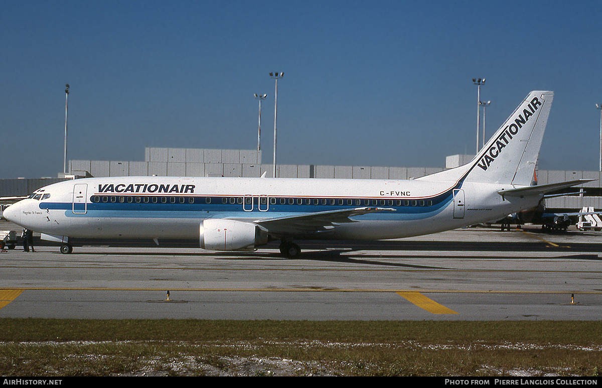 Aircraft Photo of C-FVNC | Boeing 737-4Y0 | Vacationair | AirHistory.net #778020