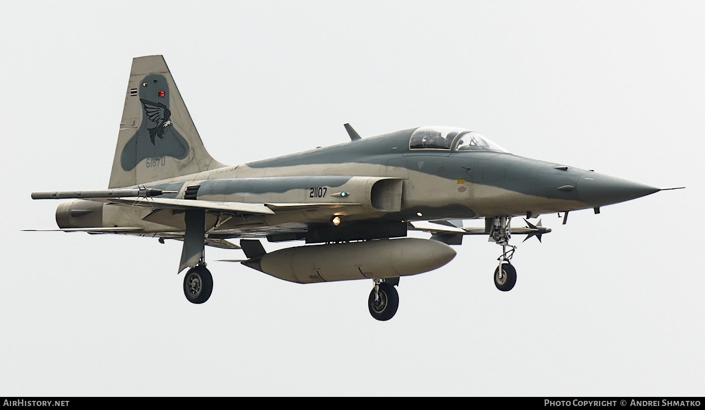 Aircraft Photo of KH18KH-7/21 | Northrop F-5E Tiger II | Thailand - Air Force | AirHistory.net #778022