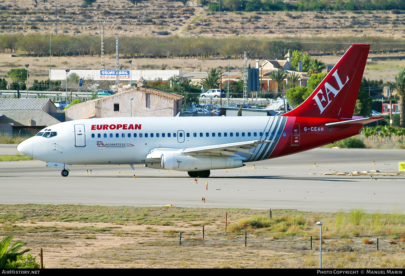 Aircraft Photo of G-CEAH | Boeing 737-229/Adv | European Aircharter - EAL/EAC | AirHistory.net #778038