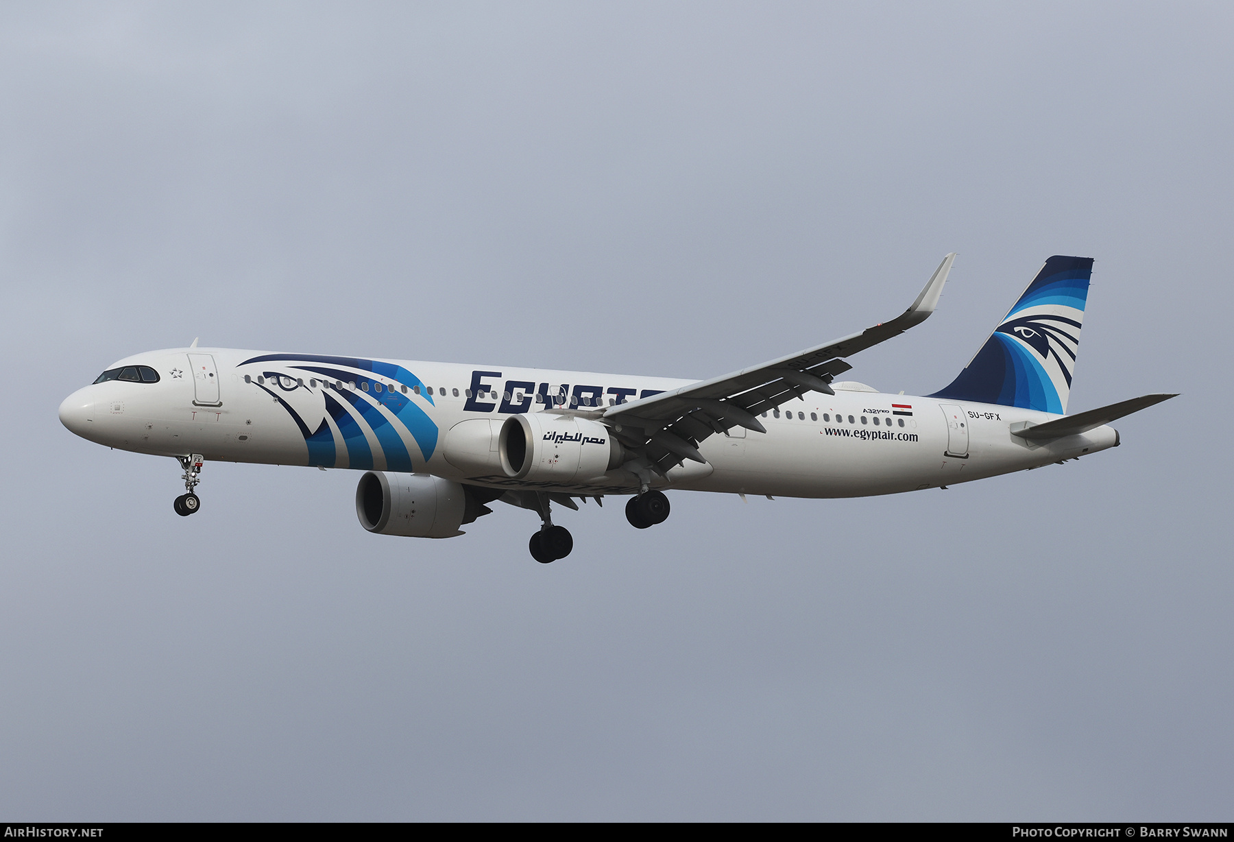 Aircraft Photo of SU-GFX | Airbus A321-251NX | EgyptAir | AirHistory.net #778045