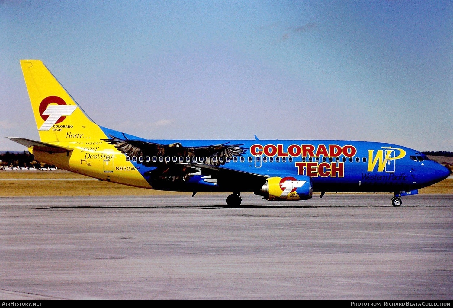 Aircraft Photo of N952WP | Boeing 737-3B7 | Western Pacific Airlines | AirHistory.net #778049