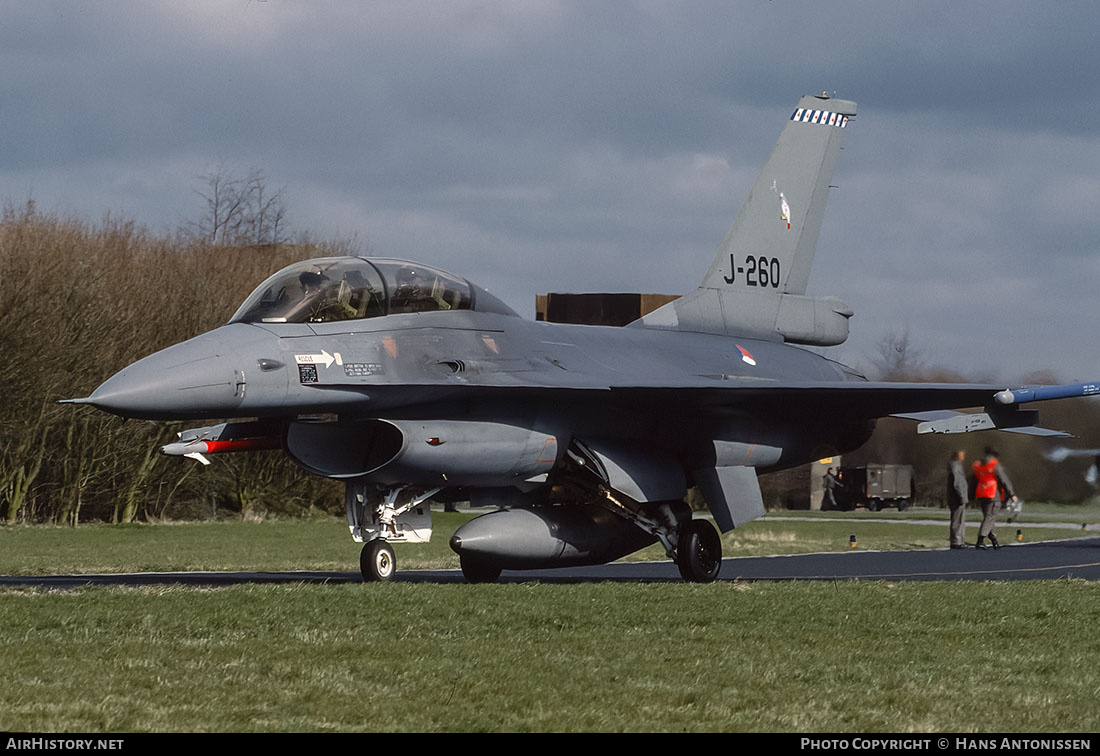 Aircraft Photo of J-260 | General Dynamics F-16A Fighting Falcon | Netherlands - Air Force | AirHistory.net #778066