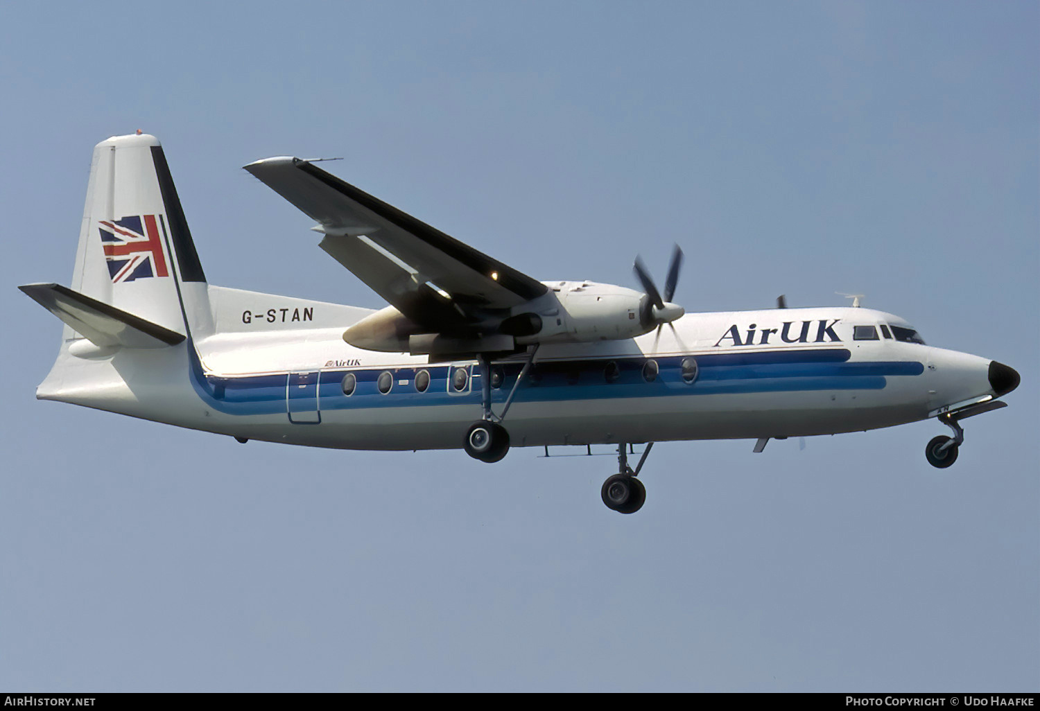 Aircraft Photo of G-STAN | Fokker F27-200 Friendship | Air UK | AirHistory.net #778068