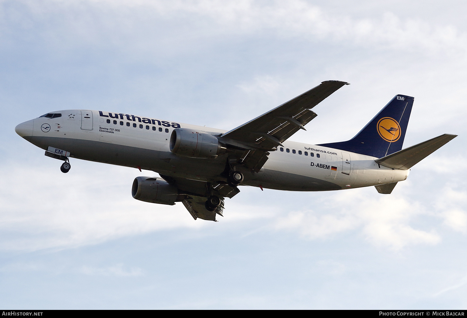 Aircraft Photo of D-ABEM | Boeing 737-330 | Lufthansa | AirHistory.net #778071