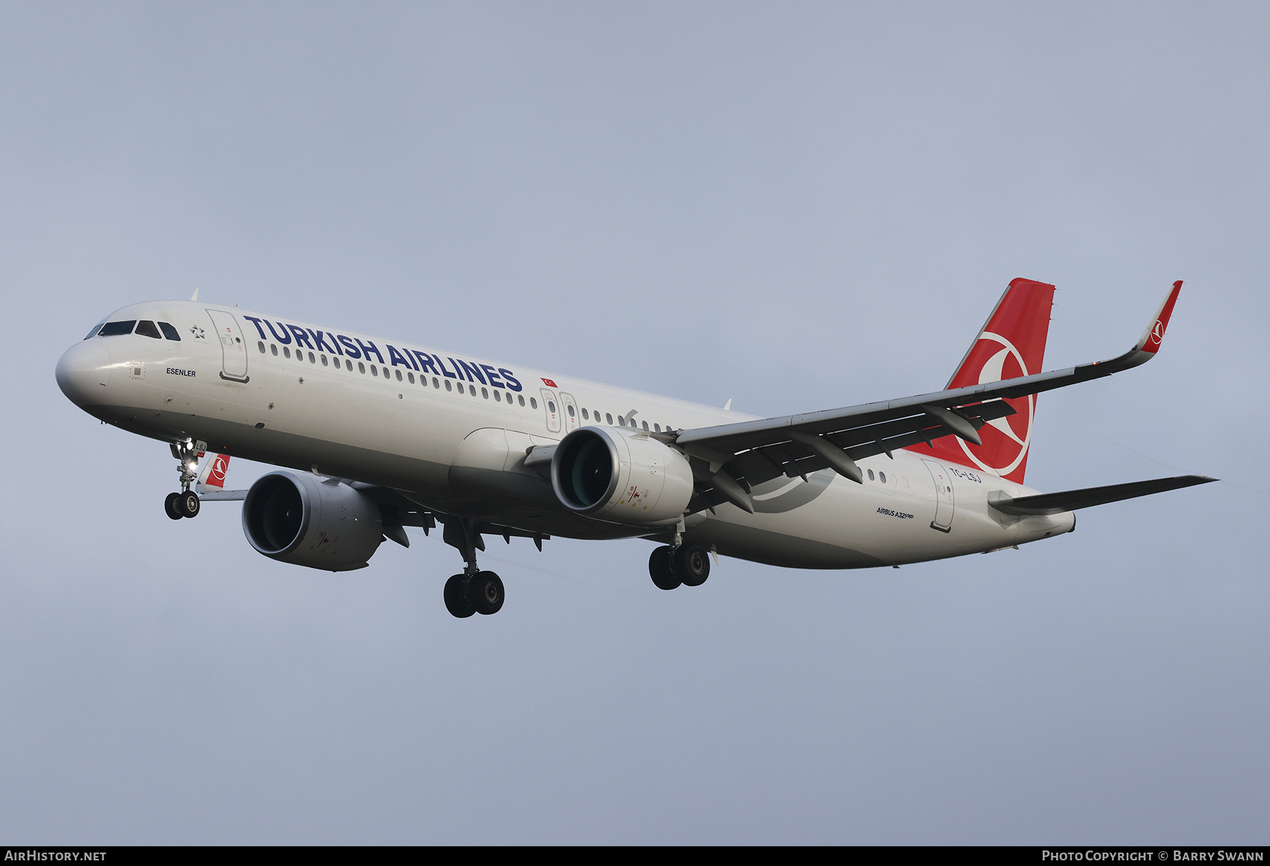 Aircraft Photo of TC-LSJ | Airbus A321-271NX | Turkish Airlines | AirHistory.net #778077