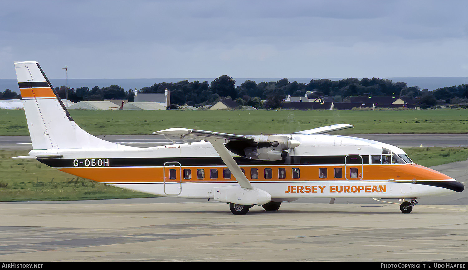 Aircraft Photo of G-OBOH | Short 360-200 | Jersey European Airways | AirHistory.net #778091