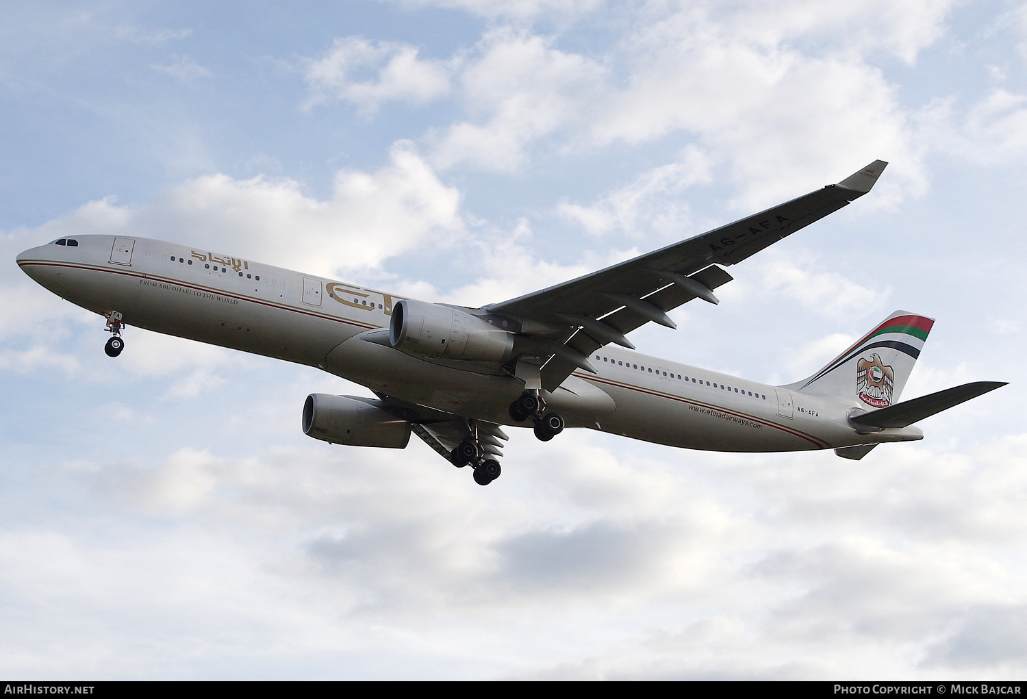 Aircraft Photo of A6-AFA | Airbus A330-343 | Etihad Airways | AirHistory.net #778125