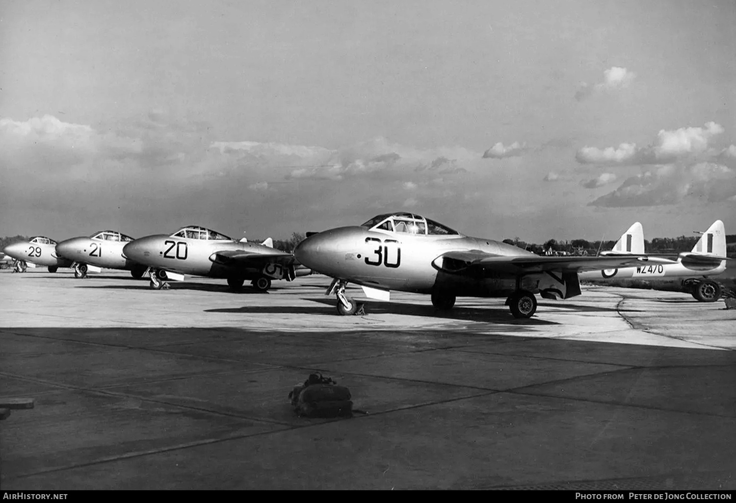 Aircraft Photo of WZ470 | De Havilland D.H. 115 Vampire T11 | UK - Air Force | AirHistory.net #778164