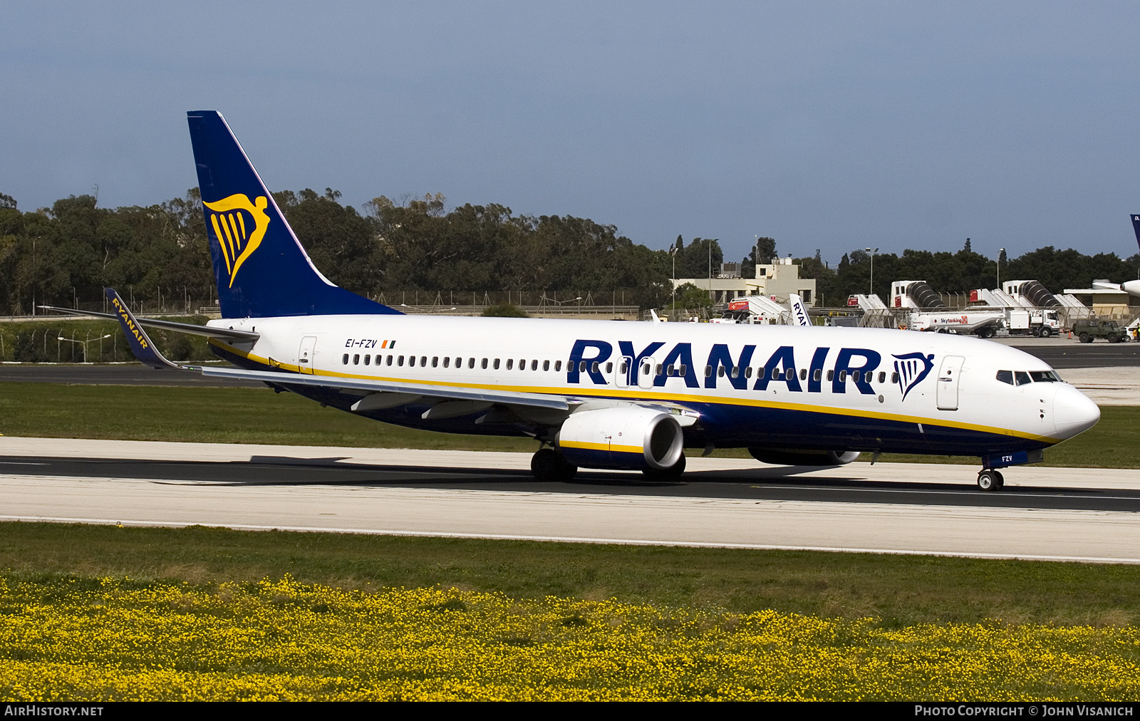 Aircraft Photo of EI-FZV | Boeing 737-8AS | Ryanair | AirHistory.net #778175