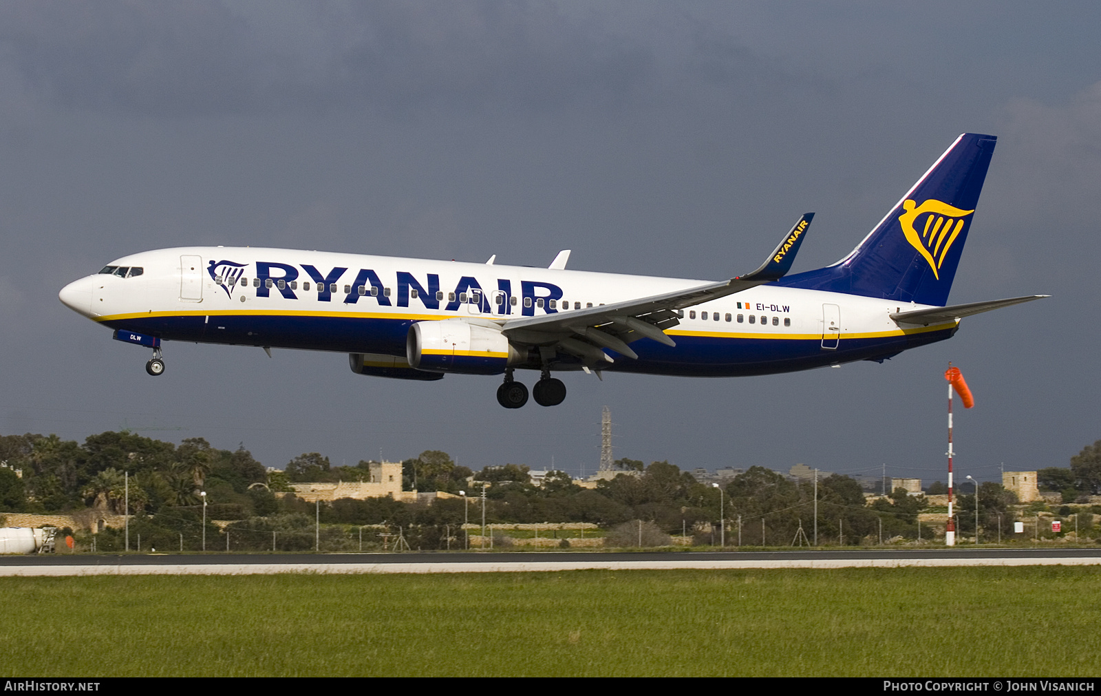 Aircraft Photo of EI-DLW | Boeing 737-8AS | Ryanair | AirHistory.net #778183