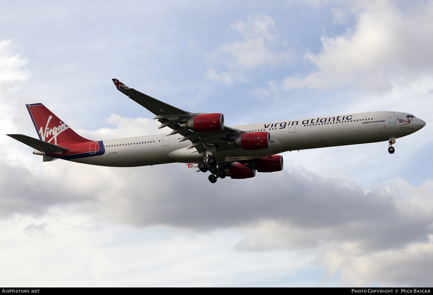 Aircraft Photo of G-VYOU | Airbus A340-642 | Virgin Atlantic Airways | AirHistory.net #778184