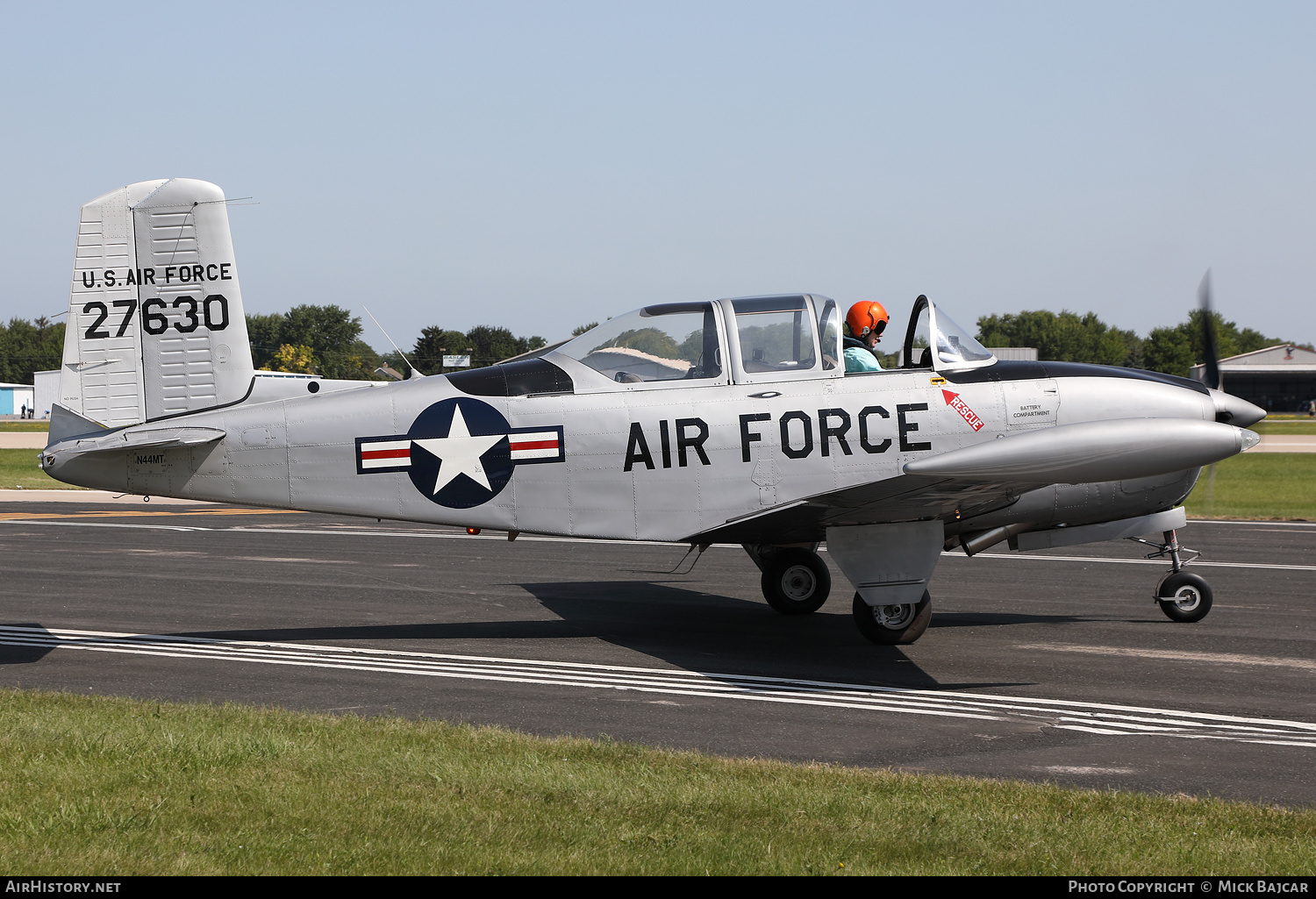 Aircraft Photo of N44MT / 27630 | Beech T-34A Mentor | USA - Air Force | AirHistory.net #778204
