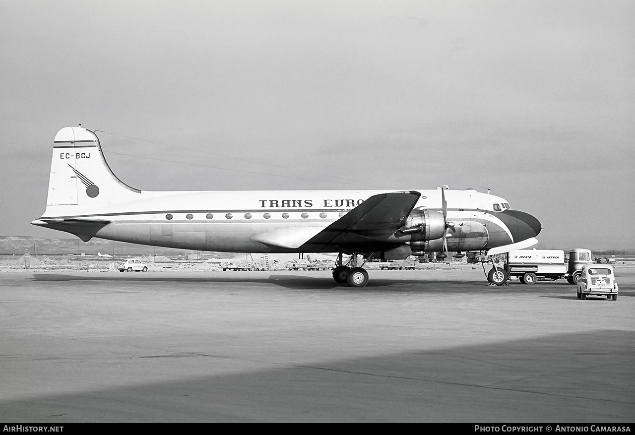 Aircraft Photo of EC-BCJ | Douglas DC-4-1009 | Trans Europa | AirHistory.net #778220
