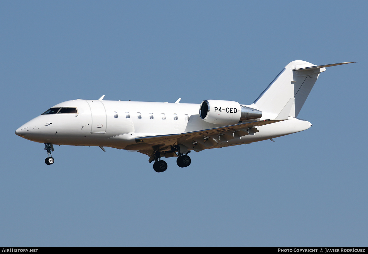 Aircraft Photo of P4-CEO | Bombardier Challenger 605 (CL-600-2B16) | AirHistory.net #778229
