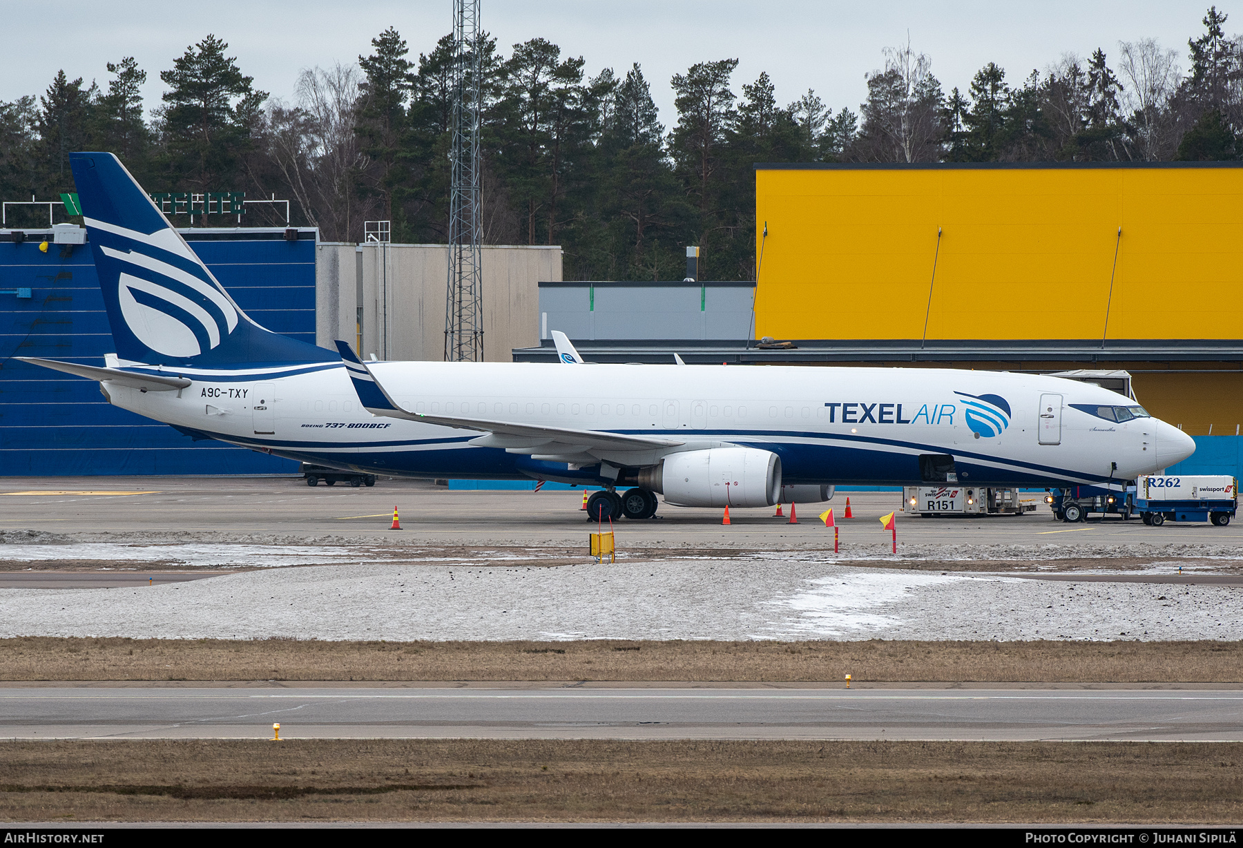 Aircraft Photo of A9C-TXY | Boeing737-8Q8(BCF) | Texel Air | AirHistory.net #778243